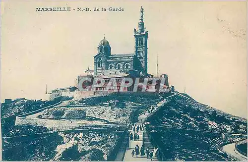 Cartes postales Marseille N D de la Garde