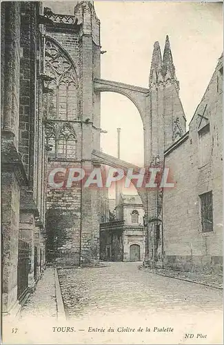 Ansichtskarte AK Tours Entree du Cloitre de la Psalette