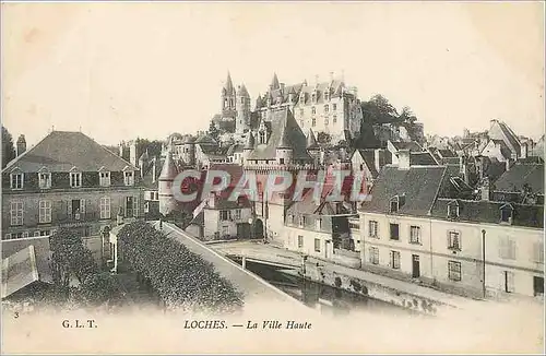 Cartes postales Loches La Ville Haute