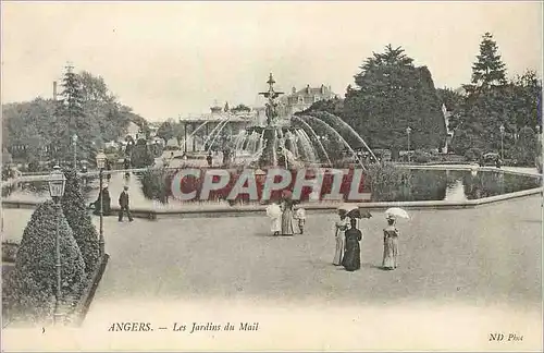 Cartes postales Angers Les Jardins du Mail