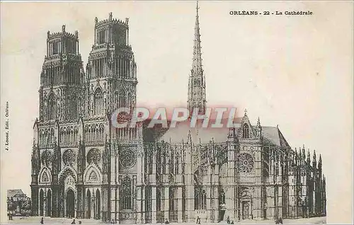 Cartes postales Orleans La Cathedrale