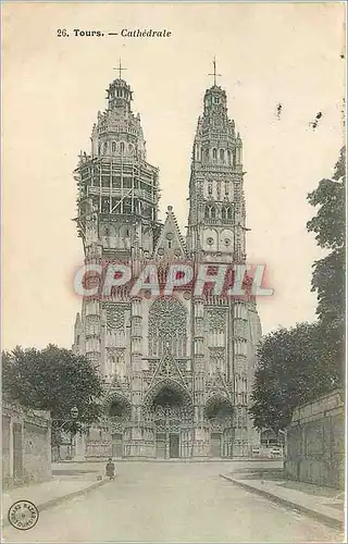 Cartes postales Tours Cathedrale