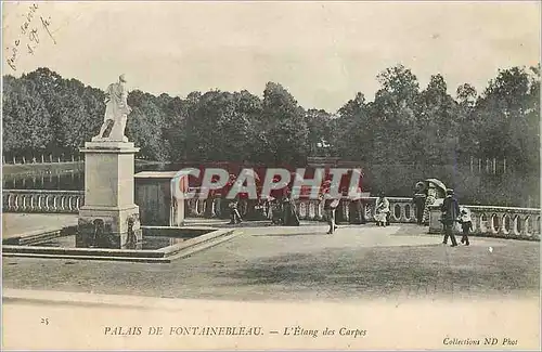 Cartes postales Palais de Fontainebleau L Etang des Carpes