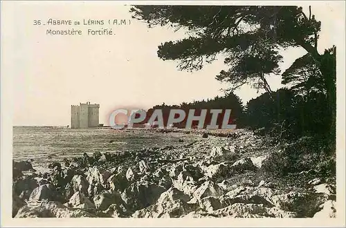 Moderne Karte Abbaye de Lerins A M Monastere Fortifie