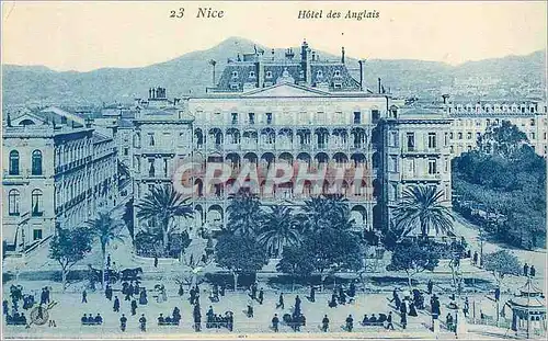 Cartes postales Nice Hotel de Anglais