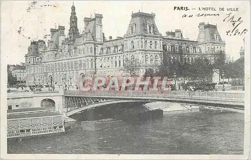 Cartes postales Paris L Hotel de Ville