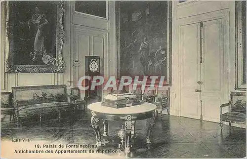 Cartes postales Paris de Fontainebleau Antichambre des Appartements de Napoleon I