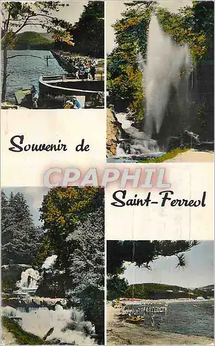 Cartes postales moderne Soueviner de Saint Ferreol Hte Garonne St Ferreol Promenade de la digue Lagerba les Cascades La