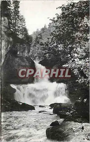 Cartes postales moderne La Franche Comte Pittoresque Route de Champagnole a Saint Laurent Cascade de la Billaude