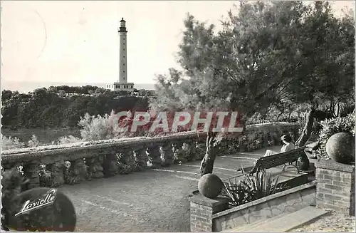 Moderne Karte Biarritz Le Phare et ses terrasses