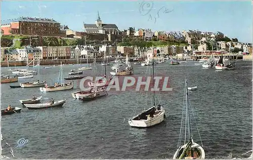 Moderne Karte Granville Le Port Bateaux