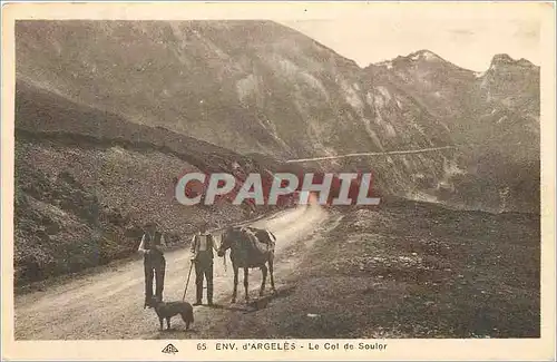 Cartes postales Env d Argeles Le Col de Soulor