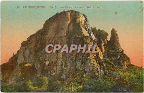 Cartes postales Le Mont Dore Le Pi Du Capucin