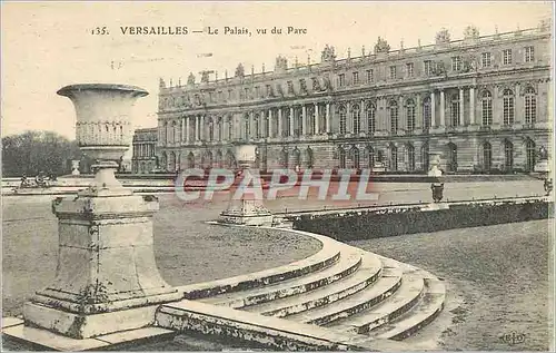 Cartes postales Versailles Le Palais vu vu Parc