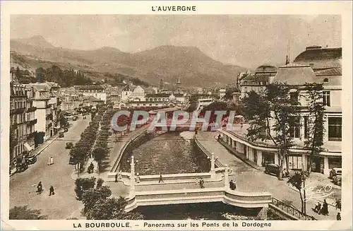 Ansichtskarte AK L Auvergne La Bourboule Panorama sur les Ponts de la Dordogne