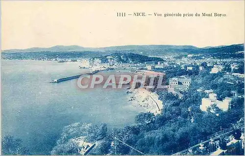 Cartes postales Nice Vue generale prise du Mont Boron