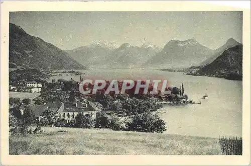 Cartes postales Lac d Annecy Talloires et le fond du Lac