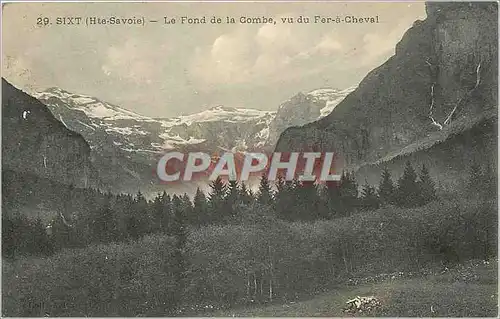 Ansichtskarte AK Sixt Hte Savoie Le Fond de la Combe vu du Fer a Cheval