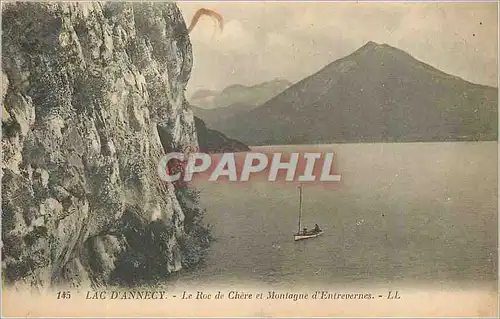 Ansichtskarte AK Lac D Annecy Le Roc de Chere et Montagne d Entrevernes