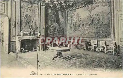 Cartes postales Palais de Fontainebleau Salon des Tapisseries