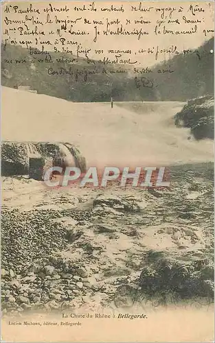 Cartes postales La Chute du Rhone a Bellegarde