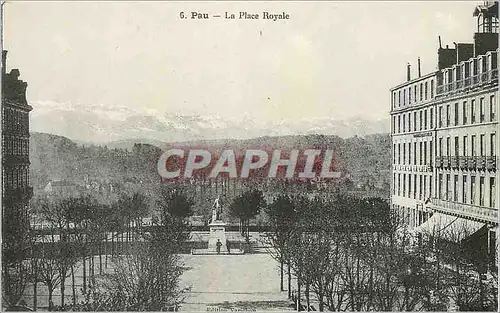 Cartes postales Pau La Place Royale
