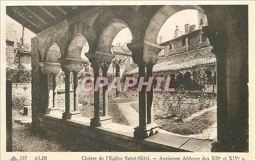 Ansichtskarte AK Albi Cloitre de l Eglise Saint Salvi Ancienne Abbaye des xii et xiv