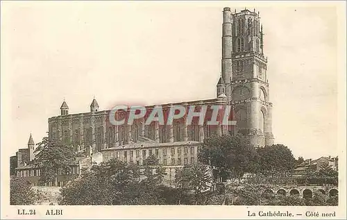 Cartes postales Albi La Cathedrale Cote nord