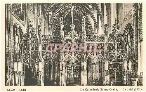 Ansichtskarte AK Albi La Cathedrale Sainte Cecile Le jube