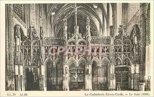 Cartes postales Albi La Cathedrale Sainte Cecile Le jube
