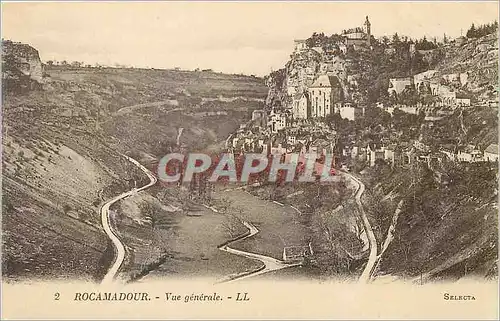 Cartes postales Rocamadour Vue generale