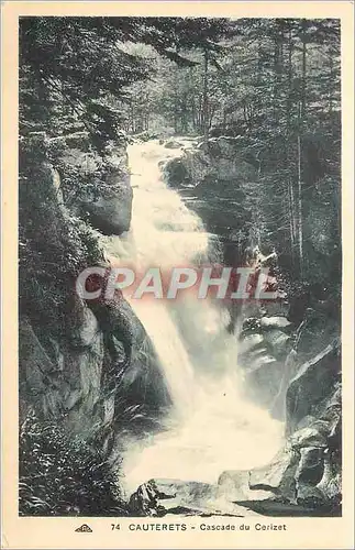 Cartes postales Cauterets Cascade du Cerizet