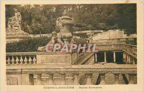 Cartes postales Nimes la Romaine Bains Romains