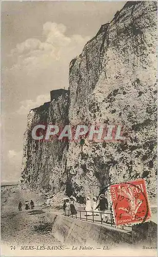 Cartes postales Mers les Bains La Falaise