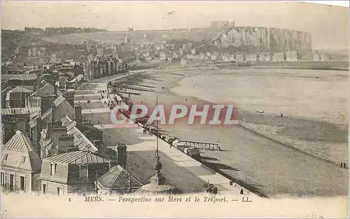 Cartes postales Mers Perspective sur Mers et le Treport