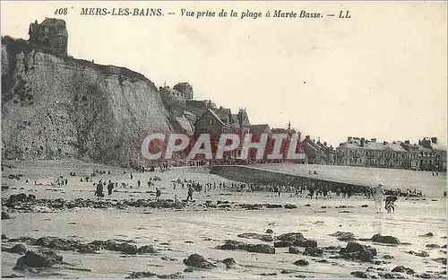 Ansichtskarte AK Mers les Bains Vue prise de la Plage a Maree Basse