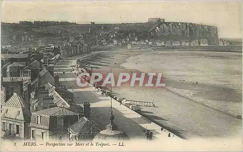 Cartes postales Mers Perspective sur Mers et le Treport