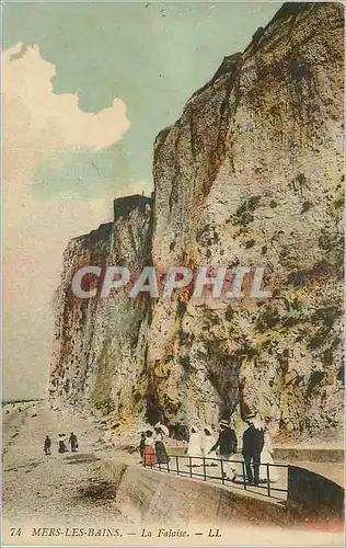 Cartes postales Mers les Bains La Falaise