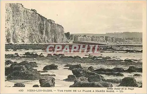 Ansichtskarte AK Mers les Bains Vue prise de la Plage a Maree Basse