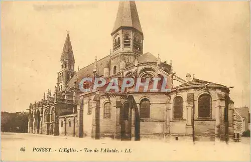 Cartes postales Poissy L eglise Vue de l Abside