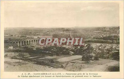 Cartes postales Saint Germain en Laye Panorama pris de la Terrasse