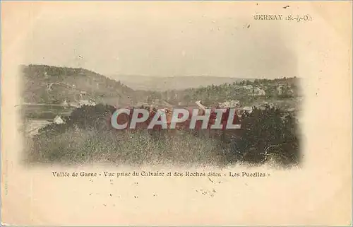 Ansichtskarte AK Cernay S et O Vallee de Garne Vue prise du Calvaire et des Roches dites Les Pucelles