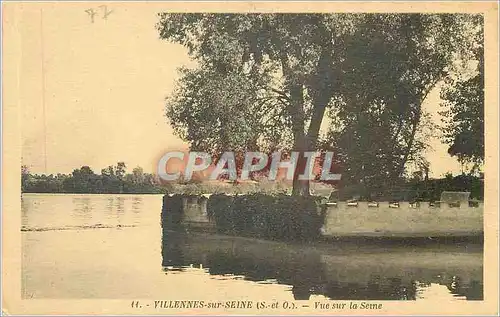 Ansichtskarte AK Villennes sur Siene S et O Vue sur la Serne