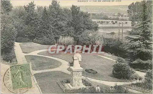 Cartes postales Medan Vue du Jardin de Zola Emile Zola