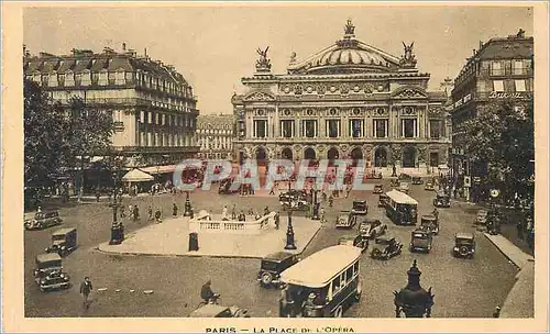 Cartes postales Paris La Place de L Opera