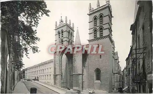 Moderne Karte Montpellier Herault La Cathedrale St Pierre xiv et la Faculte de Medecine ancienne Collegiate fo