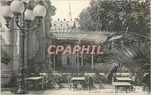 Cartes postales Vichy Veranda des Conceres du Casino