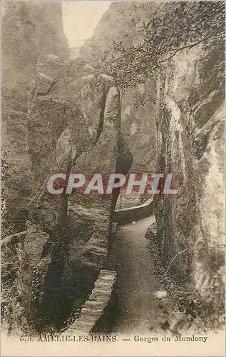 Cartes postales Amelie les Bains Gorges du Mondony