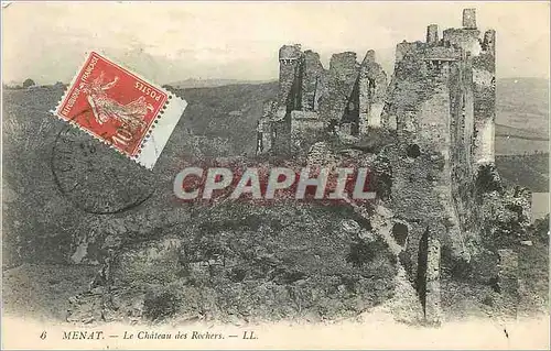 Cartes postales Menat Le Chateau des Rochers