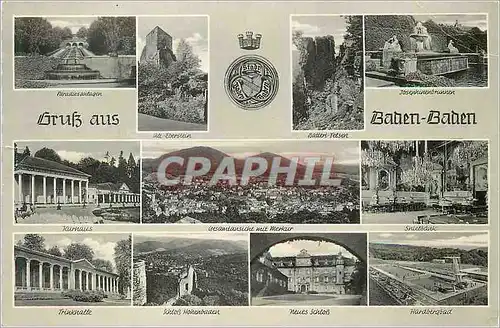 Cartes postales Grus aus Baden Baden